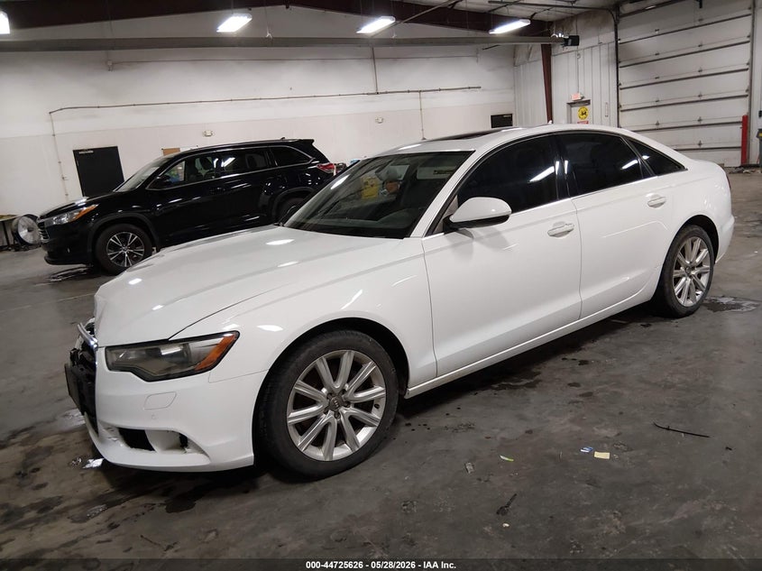 2013 Audi A6 VIN WAUGFAFC8DN058156 IAAI salvage auction — FRONT END, Salvage Title, sold $1,125 on 2026-07-21 (photo 2)