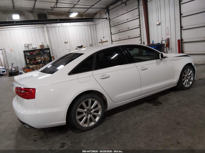 2013 Audi A6 VIN WAUGFAFC8DN058156 IAAI salvage auction — FRONT END, Salvage Title, sold $1,125 on 2026-07-21 (photo 4)
