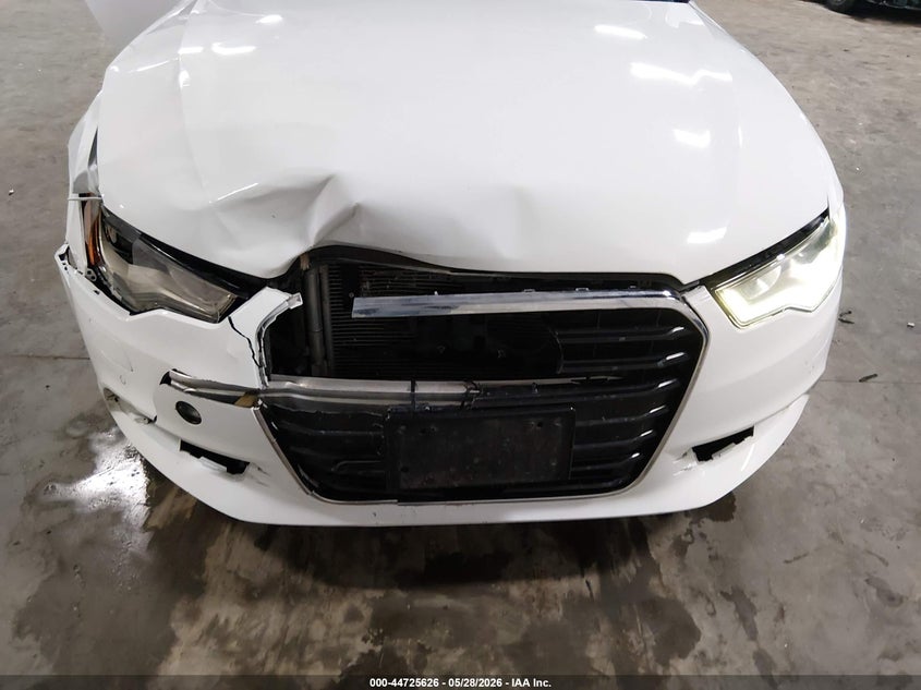 2013 Audi A6 VIN WAUGFAFC8DN058156 IAAI salvage auction — FRONT END, Salvage Title, sold $1,125 on 2026-07-21 (photo 6)