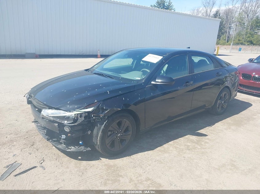2022 Hyundai Elantra VIN 5NPLM4AG0NH076381 IAAI salvage auction — FRONT END, Wait Title, sold $3,250 on 2026-07-31 (photo 2)