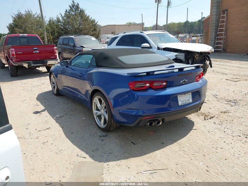 2020 Chevrolet Camaro VIN 1G1FF3D74L0101055 IAAI salvage auction — FRONT END, Salvage (North Carolina), sold $2,650 on 2026-07-27 (photo 3)