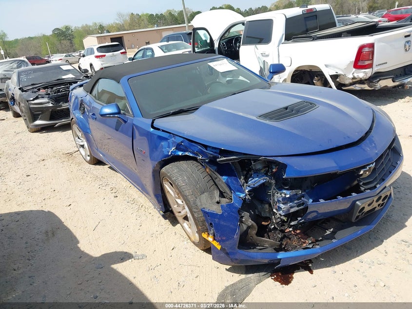 2020 Chevrolet Camaro VIN 1G1FF3D74L0101055 IAAI salvage auction — FRONT END, Salvage (North Carolina), sold $2,650 on 2026-07-27 (photo 6)