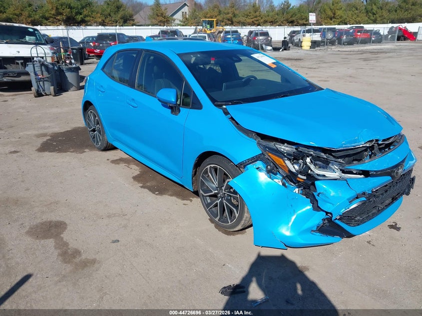 2019 Toyota Corolla VIN JTNK4RBE8K3070367 IAAI salvage auction — LEFT SIDE, Clear (Indiana), sold $5,475 on 2026-07-07 (photo 1)
