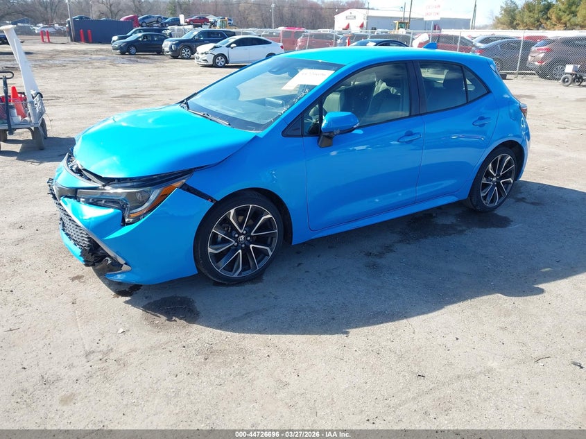 2019 Toyota Corolla VIN JTNK4RBE8K3070367 IAAI salvage auction — LEFT SIDE, Clear (Indiana), sold $5,475 on 2026-07-07 (photo 2)