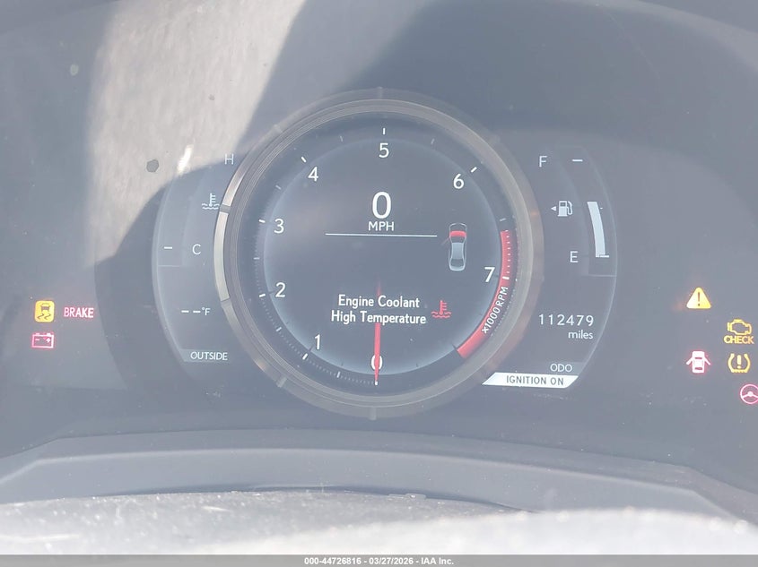 2015 Lexus Is VIN JTHCE1D29F5008799 IAAI salvage auction — FRONT END, Wait Title, sold $525 on 2026-07-15 (photo 7)