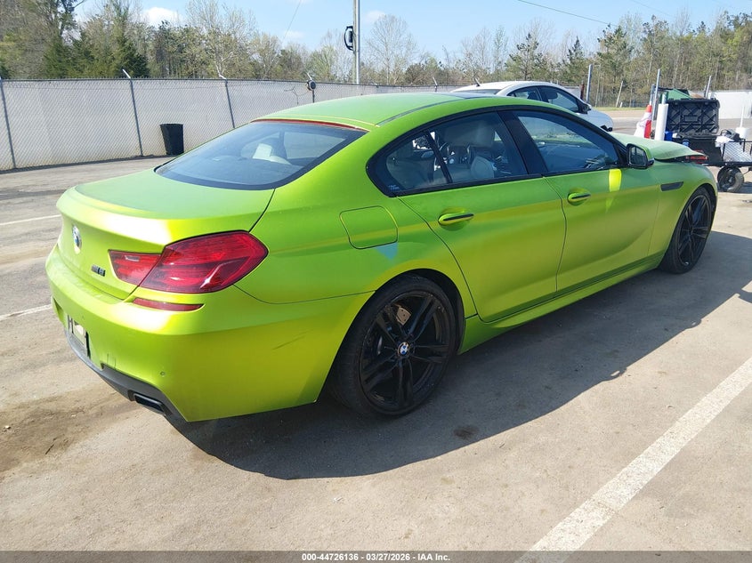 2016 BMW 6er VIN WBA6D4C50GD977166 IAAI salvage auction — LEFT FRONT, Wait Title, sold $1,150 on 2026-08-06 (photo 4)