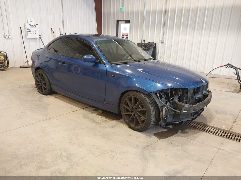 2008 BMW 1er VIN WBAUC73558VF24817 IAAI salvage auction — FRONT END, Salvage (Utah), sold $700 on 2026-07-12 (photo 1)