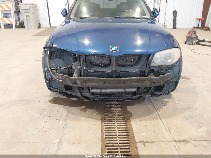 2008 BMW 1er VIN WBAUC73558VF24817 IAAI salvage auction — FRONT END, Salvage (Utah), sold $700 on 2026-07-12 (photo 6)