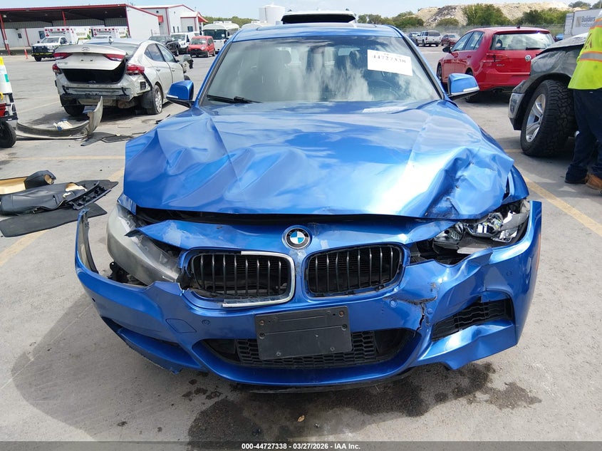 2014 BMW 3er VIN WBA3A5G57ENP27524 IAAI salvage auction — FRONT END, Wait Title, sold $875 on 2026-07-16 (photo 6)