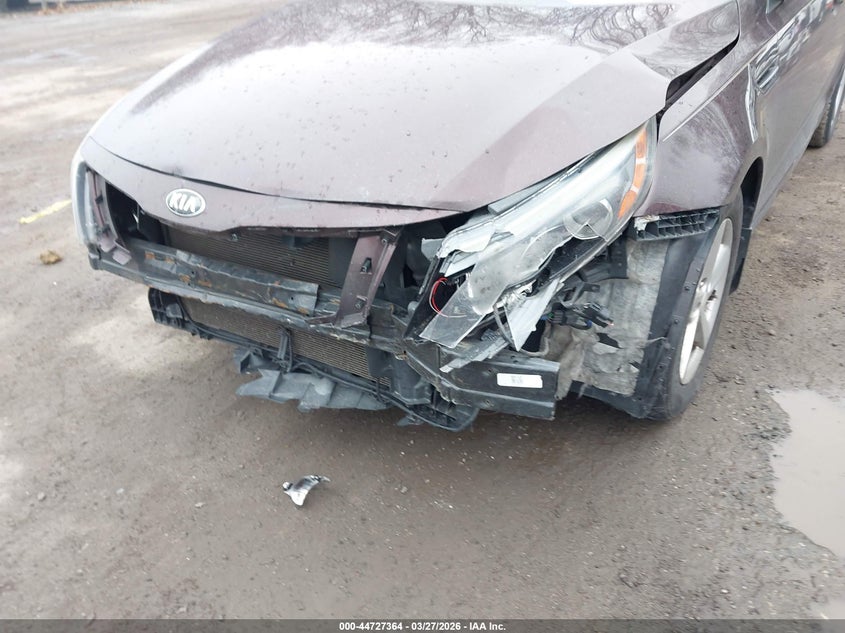 2015 Kia Optima VIN 5XXGM4A79FG361420 IAAI salvage auction — FRONT END, Salvage - Greater Than 75% (Maryland), sold $700 on 2026-07-28 (photo 6)