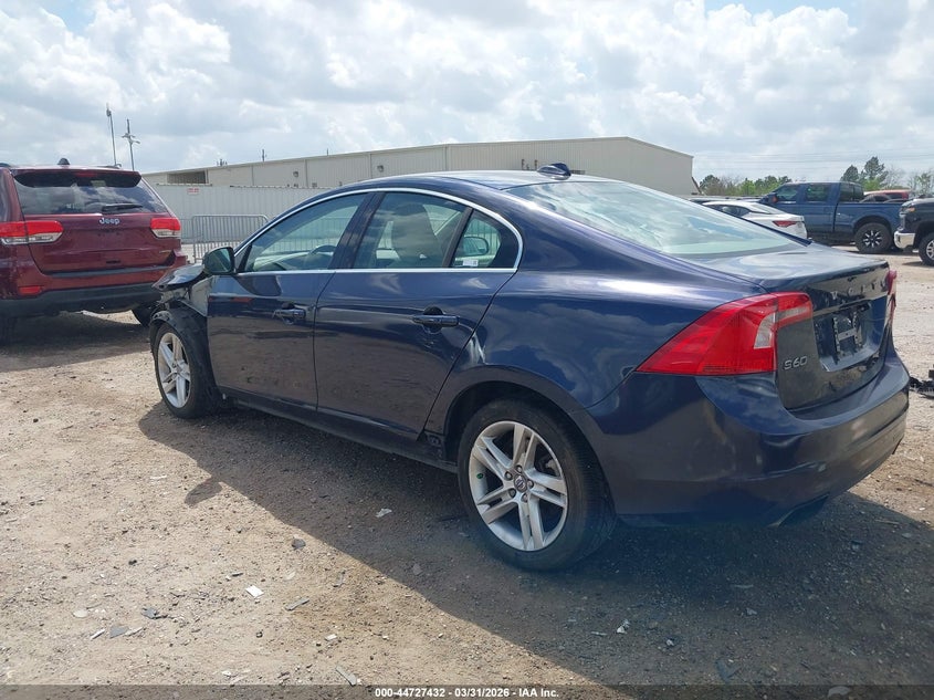 2014 Volvo S60 VIN YV1612FS9E1292710 IAAI salvage auction — FRONT END, Original (Texas), sold $1,675 on 2026-08-13 (photo 3)