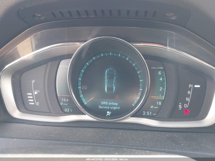 2014 Volvo S60 VIN YV1612FS9E1292710 IAAI salvage auction — FRONT END, Original (Texas), sold $1,675 on 2026-08-13 (photo 7)