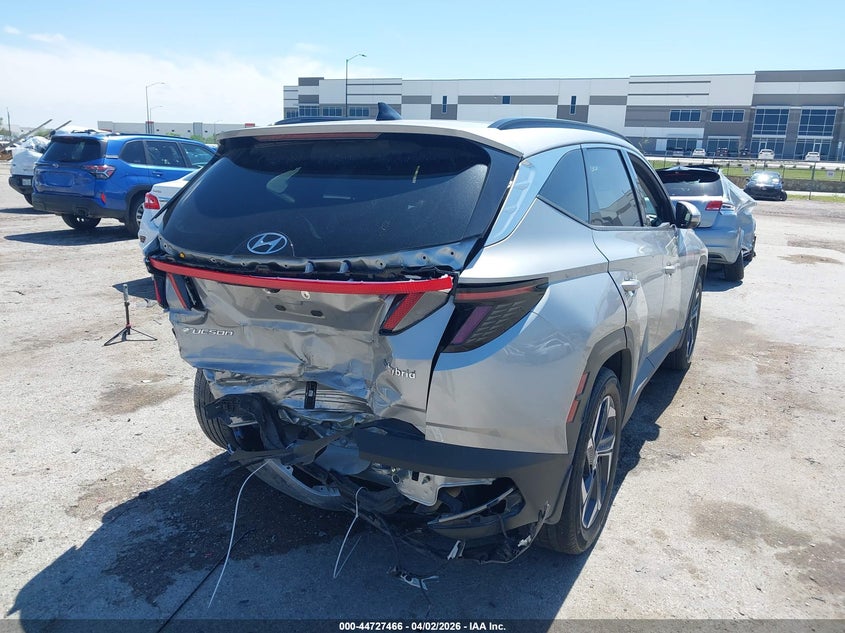 2024 Hyundai Tucson VIN KM8JECD16RU205432 IAAI salvage auction — REAR END, Wait Title, sold $9,700 on 2026-08-25 (photo 4)
