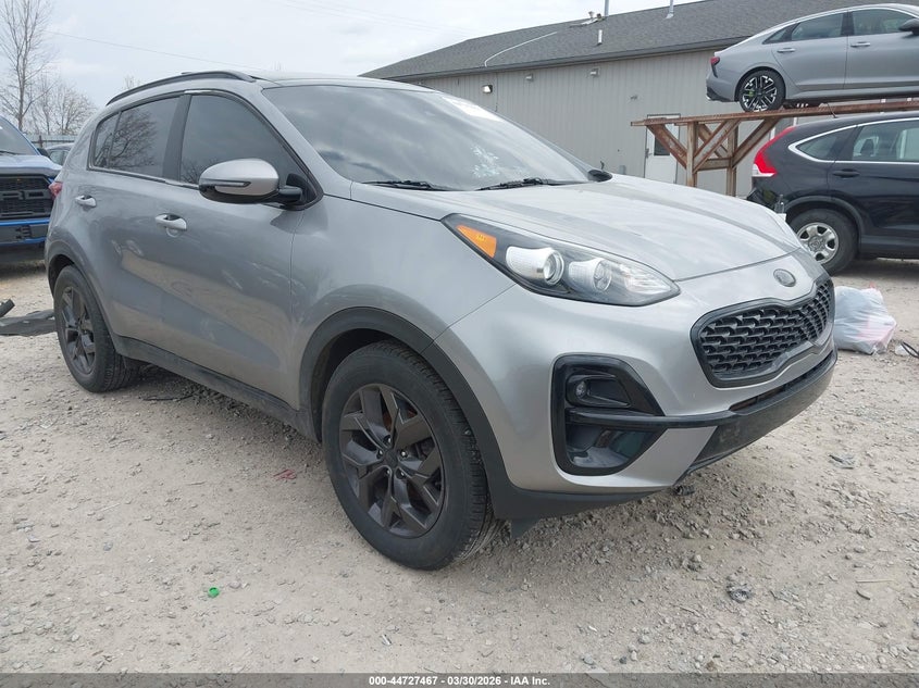 2022 Kia Sportage VIN KNDP6CAC9N7006482 IAAI salvage auction — INTERIOR BURN, Wait Title, sold $2,500 on 2026-07-15 (photo 1)