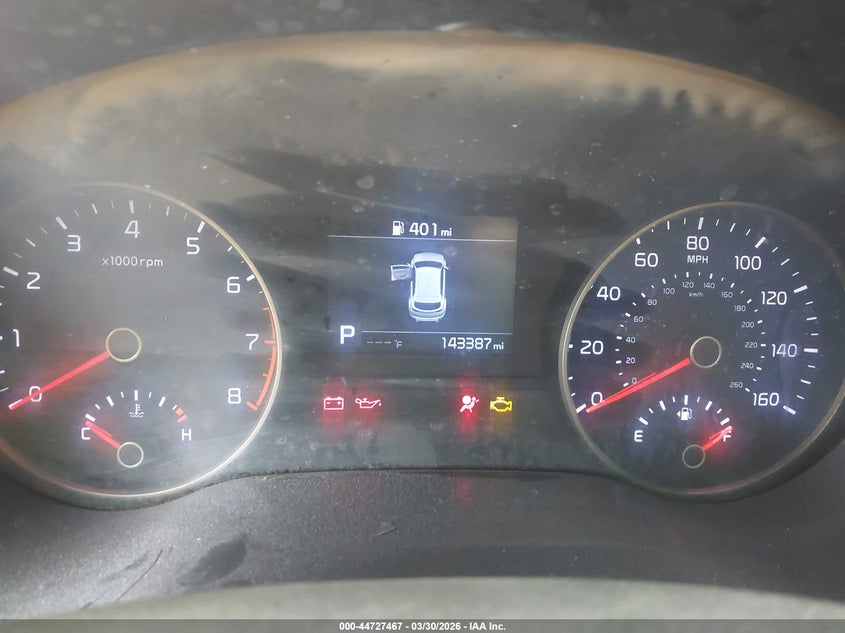 2022 Kia Sportage VIN KNDP6CAC9N7006482 IAAI salvage auction — INTERIOR BURN, Wait Title, sold $2,500 on 2026-07-15 (photo 7)