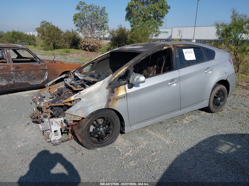 2012 Toyota Prius VIN JTDKN3DU6C5445505 IAAI salvage auction — TOTAL BURN, Salvage Title, sold $300 on 2026-07-13 (photo 2)