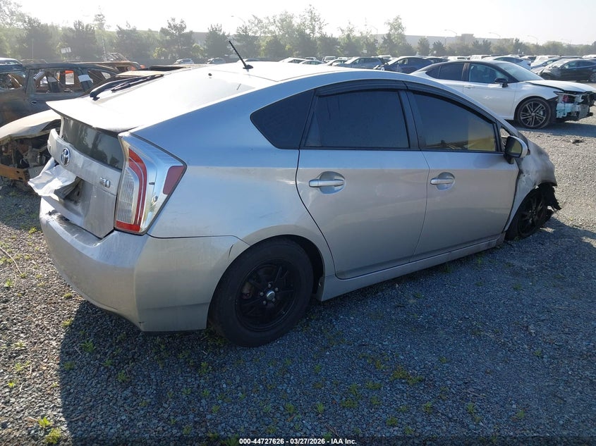 2012 Toyota Prius VIN JTDKN3DU6C5445505 IAAI salvage auction — TOTAL BURN, Salvage Title, sold $300 on 2026-07-13 (photo 4)