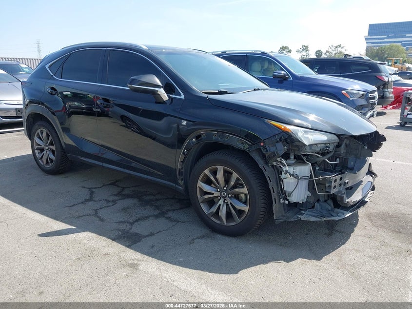 2016 Lexus Nx VIN JTJYARBZ8G2032061 IAAI salvage auction — FRONT END, Wait Title, sold $7,000 on 2026-07-06 (photo 1)