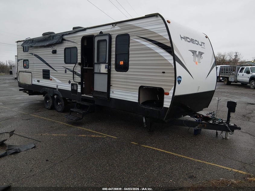 2018 Keystone Other VIN 4YDT27D20JN248732 IAAI salvage auction — ROLLOVER, Clear (Montana), sold $25 on 2026-09-02 (photo 1)