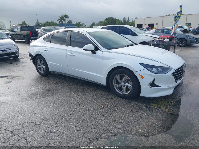 2021 Hyundai Sonata VIN 5NPEG4JA8MH074260 IAAI salvage auction — REAR END, Wait Title, sold $4,700 on 2026-07-16 (photo 1)
