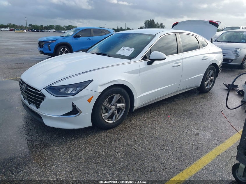 2021 Hyundai Sonata VIN 5NPEG4JA8MH074260 IAAI salvage auction — REAR END, Wait Title, sold $4,700 on 2026-07-16 (photo 2)