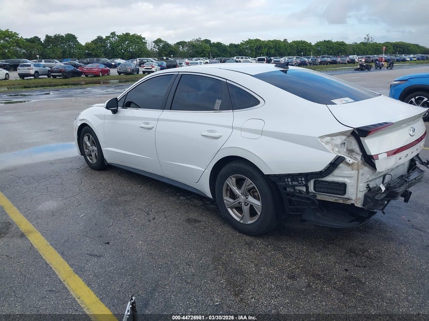 2021 Hyundai Sonata VIN 5NPEG4JA8MH074260 IAAI salvage auction — REAR END, Wait Title, sold $4,700 on 2026-07-16 (photo 3)
