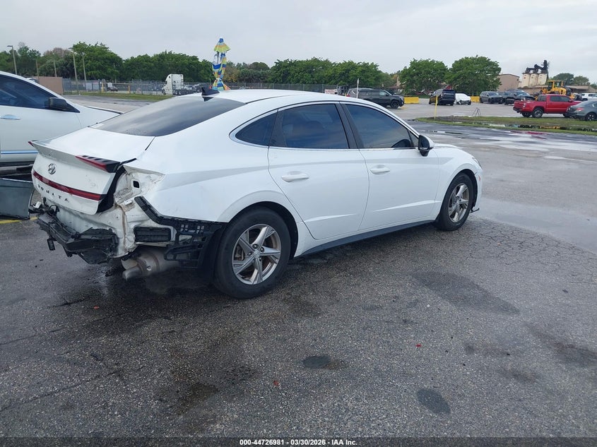2021 Hyundai Sonata VIN 5NPEG4JA8MH074260 IAAI salvage auction — REAR END, Wait Title, sold $4,700 on 2026-07-16 (photo 4)