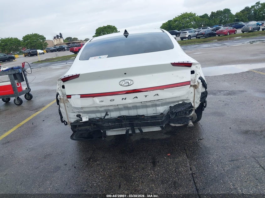 2021 Hyundai Sonata VIN 5NPEG4JA8MH074260 IAAI salvage auction — REAR END, Wait Title, sold $4,700 on 2026-07-16 (photo 6)