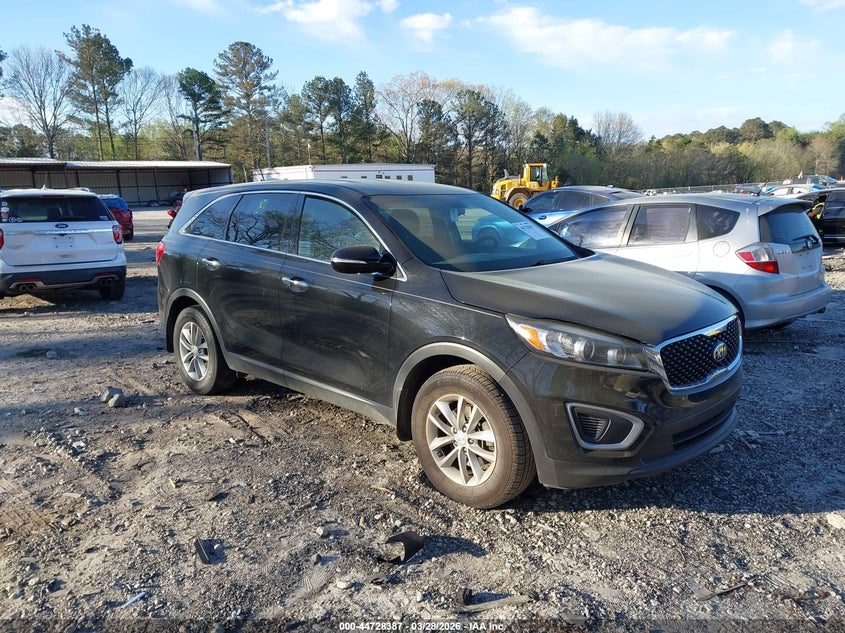 2017 Kia Sorento VIN 5XYPG4A32HG271710 IAAI salvage auction — LEFT REAR, Wait Title, sold $1,750 on 2026-07-24 (photo 1)