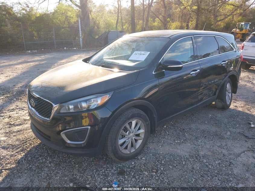 2017 Kia Sorento VIN 5XYPG4A32HG271710 IAAI salvage auction — LEFT REAR, Wait Title, sold $1,750 on 2026-07-24 (photo 2)