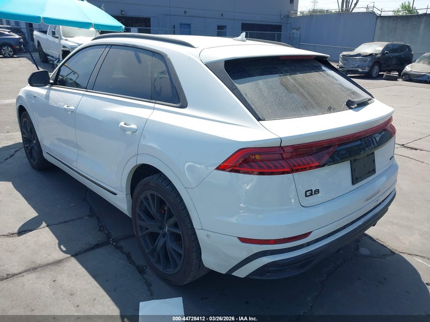 2019 Audi Q8 VIN WA1EVAF14KD039015 IAAI salvage auction — RIGHT FRONT, Wait Title, sold $17,300 on 2026-07-24 (photo 3)