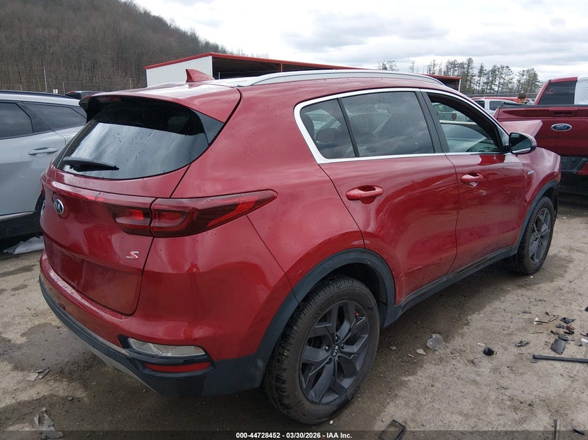 2020 Kia Sportage VIN KNDP6CAC3L7698347 IAAI salvage auction — FRONT END, Salvage (West Virginia), sold $2,100 on 2026-07-19 (photo 4)