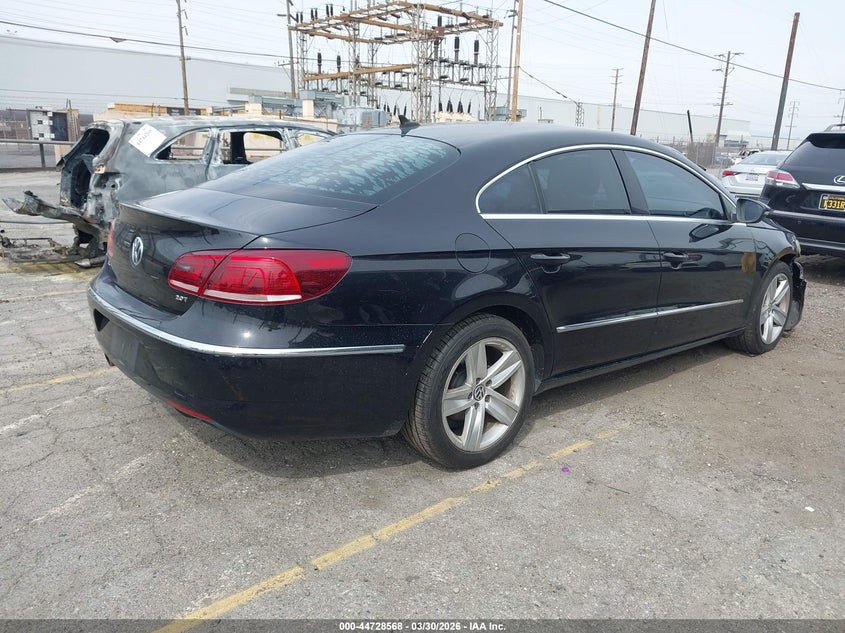 2013 Volkswagen Passat cc VIN WVWBP7AN3DE508060 IAAI salvage auction — RIGHT FRONT, Salvage (California), sold $700 on 2026-07-07 (photo 4)