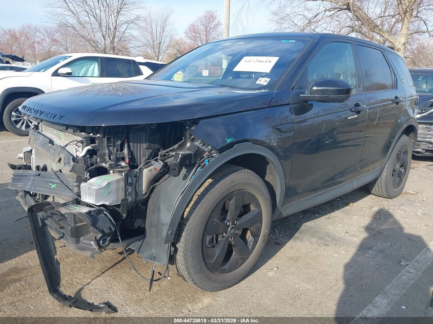 2021 Land rover Discovery sport VIN SALCJ2FX3MH898197 IAAI salvage auction — FRONT END, Salvage (New Jersey), sold $7,600 on 2026-08-17 (photo 2)