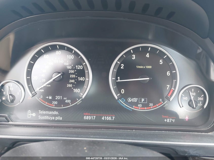 2015 BMW 5er VIN WBA5A5C56FD520886 IAAI salvage auction — RIGHT SIDE, Salvage (Hawaii), sold $500 on 2026-07-14 (photo 7)