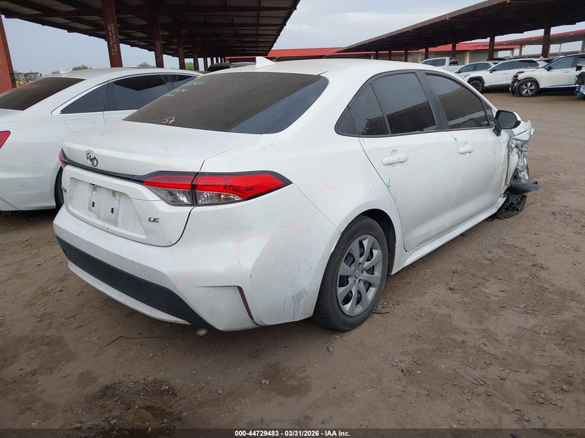 2022 Toyota Corolla VIN 5YFEPMAE7NP364044 IAAI salvage auction — RIGHT FRONT, Wait Title, sold $3,550 on 2026-08-02 (photo 4)