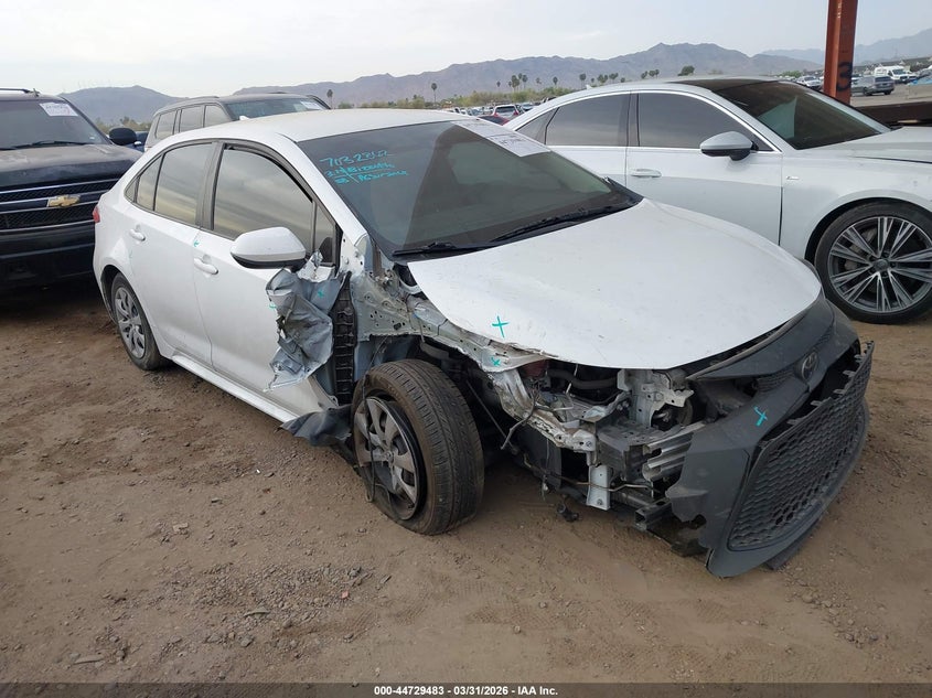 2022 Toyota Corolla VIN 5YFEPMAE7NP364044 IAAI salvage auction — RIGHT FRONT, Wait Title, sold $3,550 on 2026-08-02 (photo 6)