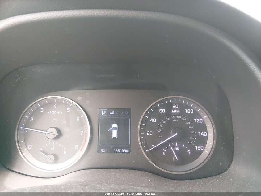 2016 Hyundai Tucson VIN KM8J33A23GU090143 IAAI salvage auction — REAR END, Clear (Oklahoma), sold $75 on 2026-07-29 (photo 7)