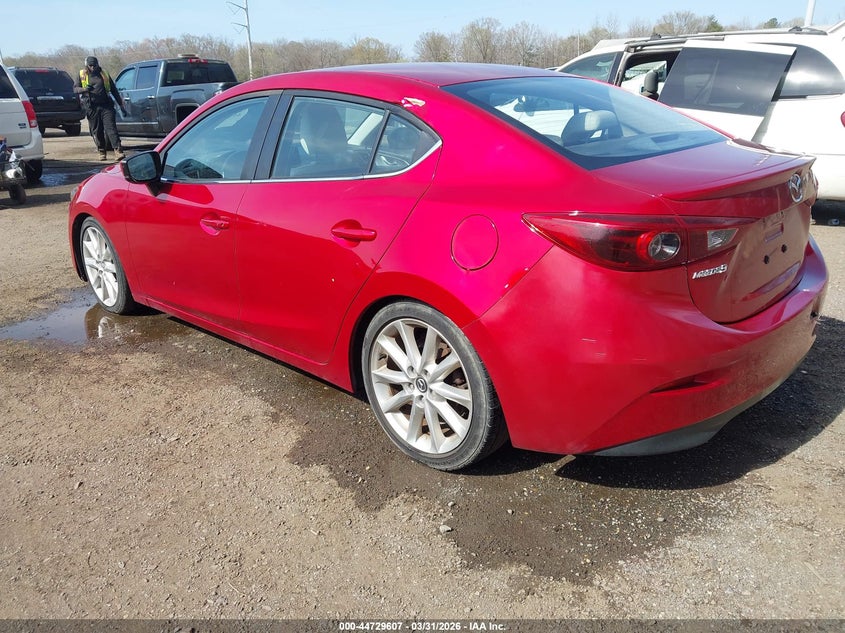2017 Mazda 3 VIN JM1BN1W3XH1138183 IAAI salvage auction — RIGHT FRONT, Salvage - Greater Than 75% (Maryland), sold $1,750 on 2026-07-25 (photo 3)