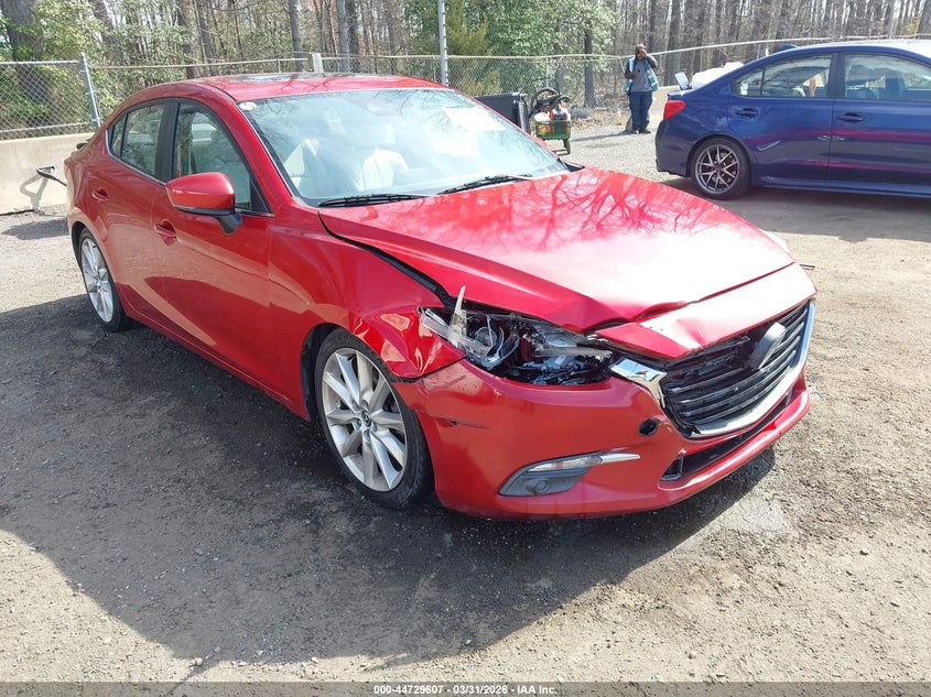 2017 Mazda 3 VIN JM1BN1W3XH1138183 IAAI salvage auction — RIGHT FRONT, Salvage - Greater Than 75% (Maryland), sold $1,750 on 2026-07-29 (photo 6)