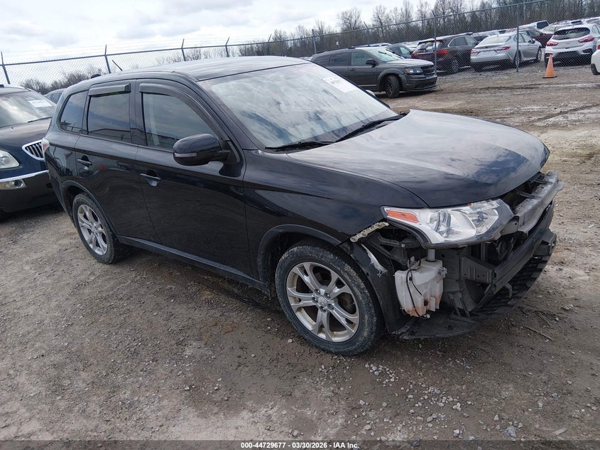 2015 Mitsubishi Outlander VIN JA4AZ3A38FZ010858 IAAI salvage auction — FRONT END, Salvage (Kentucky), sold $750 on 2026-07-23 (photo 1)
