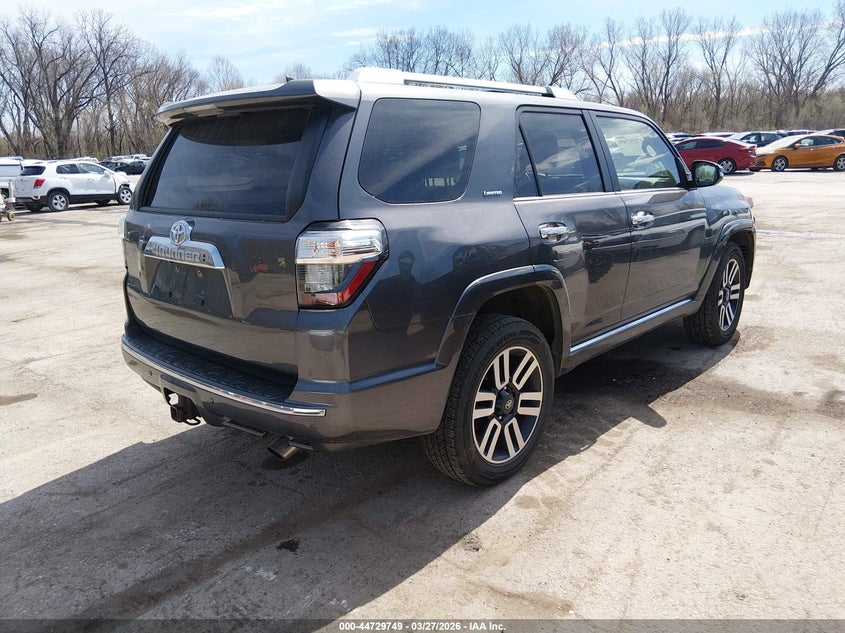 2014 Toyota 4runner VIN JTEBU5JR3E5190678 IAAI salvage auction — REAR END, Wait Title, sold $11,500 on 2026-07-29 (photo 4)