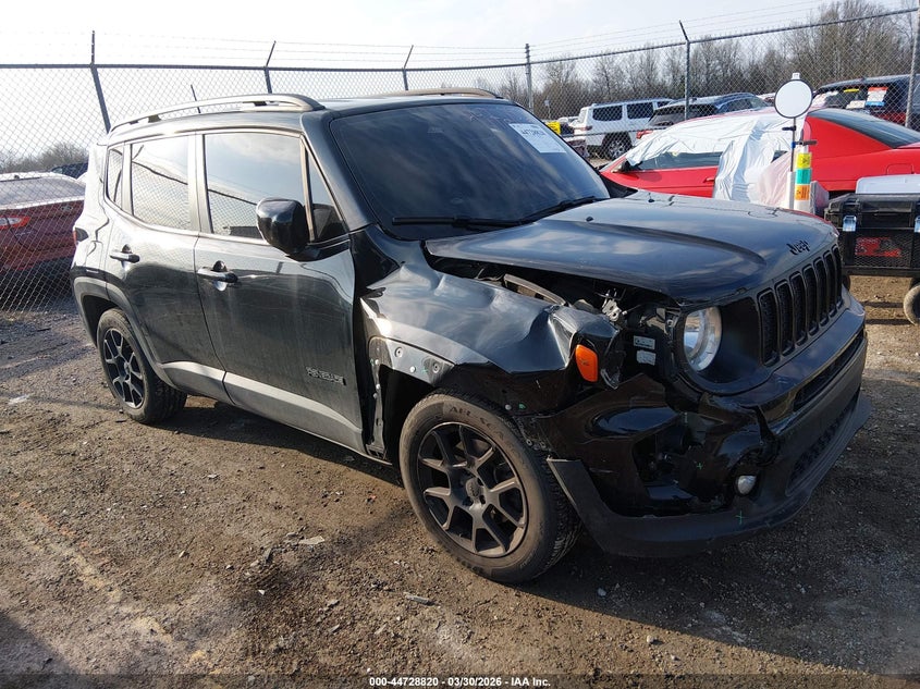 2019 Jeep Renegade VIN ZACNJABB4KPK45093 IAAI salvage auction — RIGHT FRONT, Wait Title, sold $1,850 on 2026-07-13 (photo 1)