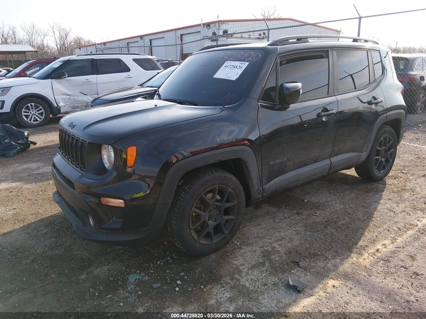 2019 Jeep Renegade VIN ZACNJABB4KPK45093 IAAI salvage auction — RIGHT FRONT, Wait Title, sold $1,850 on 2026-07-13 (photo 2)