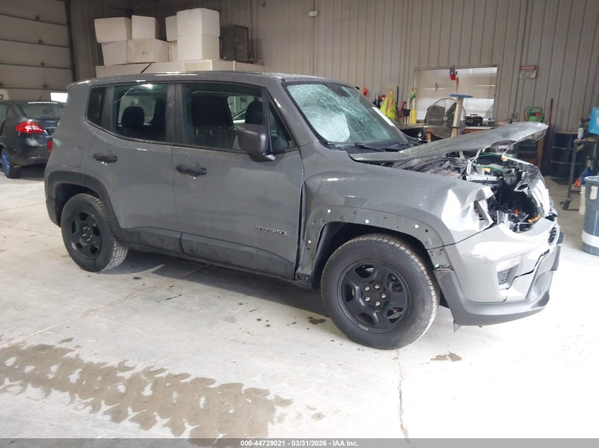 2020 Jeep Renegade VIN ZACNJAAB7LPL22199 IAAI salvage auction — FRONT END, Wait Title, sold $800 on 2026-07-15 (photo 1)