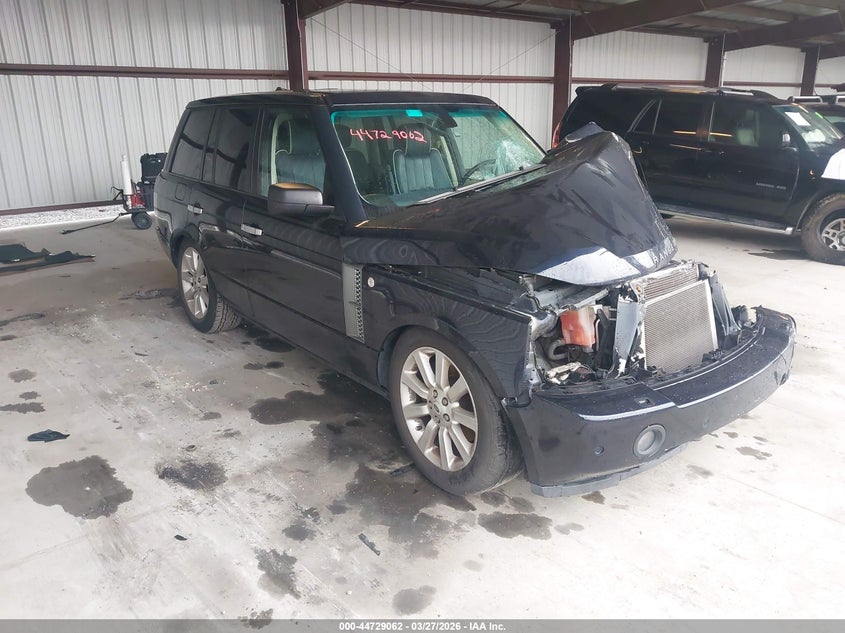 2007 Land rover RANGE ROVER VIN SALMF13447A261360 IAAI salvage auction — FRONT END, Salvage - Greater Than 75% (Maryland), sold $50 on 2026-07-20 (photo 1)