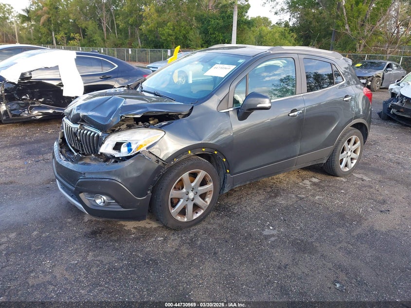 2016 Buick Encore VIN KL4CJDSB4GB584959 IAAI salvage auction — FRONT END, Rebuildable (Florida), sold $850 on 2026-07-20 (photo 2)