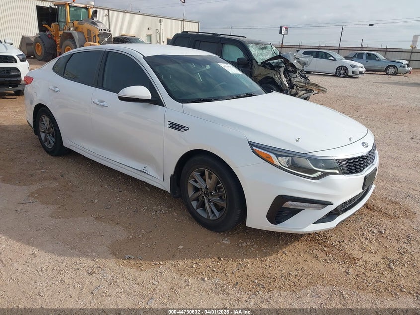 2019 Kia Optima VIN 5XXGT4L32KG350962 IAAI salvage auction — LEFT SIDE, Salvage (Texas), sold $1,775 on 2026-07-30 (photo 1)