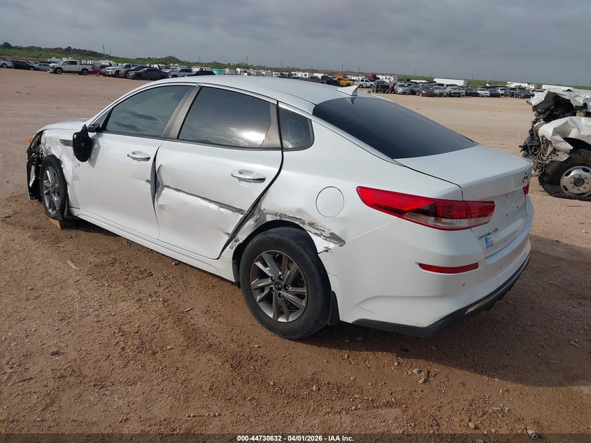 2019 Kia Optima VIN 5XXGT4L32KG350962 IAAI salvage auction — LEFT SIDE, Salvage (Texas), sold $1,775 on 2026-07-30 (photo 3)