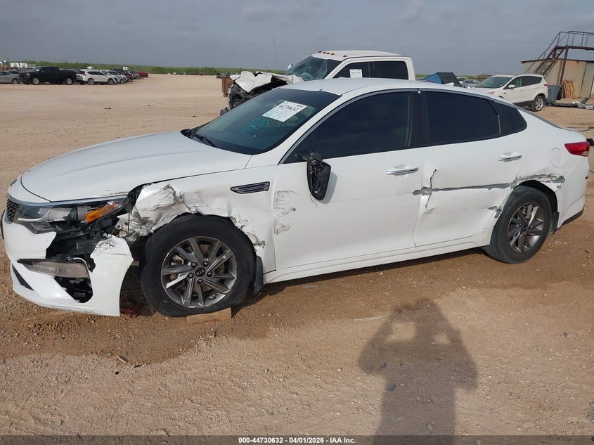 2019 Kia Optima VIN 5XXGT4L32KG350962 IAAI salvage auction — LEFT SIDE, Salvage (Texas), sold $1,775 on 2026-07-30 (photo 6)